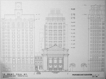 P7100070-Proposed East Elevation July 1 2003